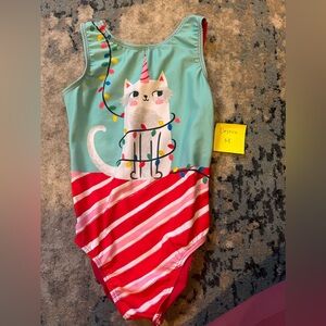 Christmas Kitty Destira Medium Leotard